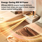 Space Heater Compact Portable Quiet Overheat Protection