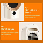 Space Heater Compact Portable Quiet Overheat Protection