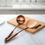 Spatula & Ladle Set Stainless Steel Rust-Resistant 15-Inch