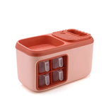 Spice Organizer 6 Compartments Transparent Detachable Container Removable Tray