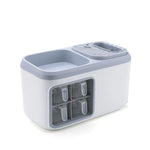 Spice Organizer 6 Compartments Transparent Detachable Container Removable Tray