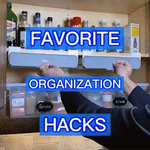 Spice Organizer Under-Shelf Pull-Out Holds 7 Jars
