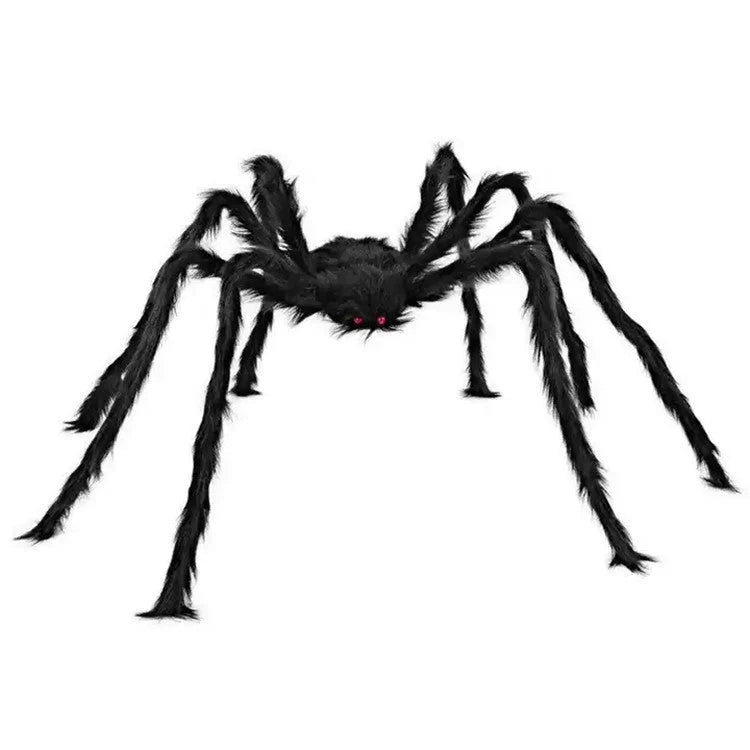 Spider Web Decoration Kit Stretchable With Giant Spider