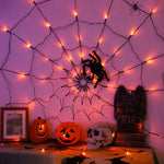 Spider Web Lights 70 LED Multi-Color USB & Battery Powered
