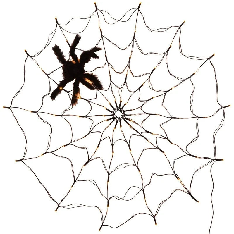 Spider Web Lights 70 LED Multi-Color USB & Battery Powered