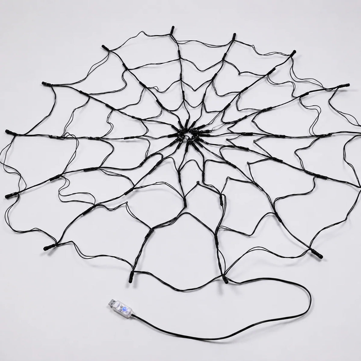 Spider Web Lights 70 LED Multi-Color USB & Battery Powered