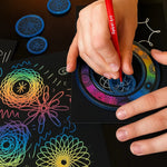 Spirograph Set 22 Piece Transparent Templates & 15 Gears