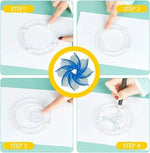 Spirograph Set 22-Piece Transparent Templates & Gears