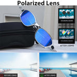 Sport Sunglasses Polarized UV400 Lightweight Alloy Frame
