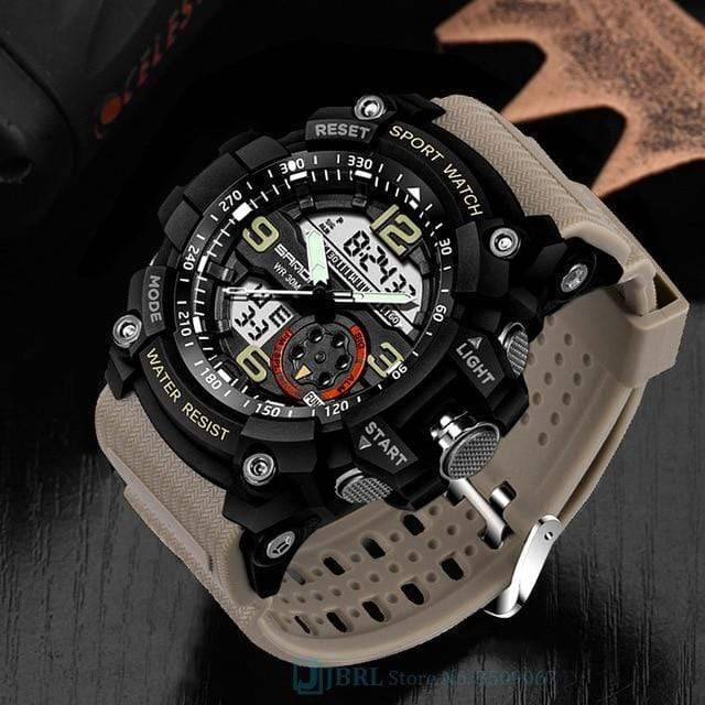 Sport Watch Water-Resistant 3 Bar Durable Lightweight