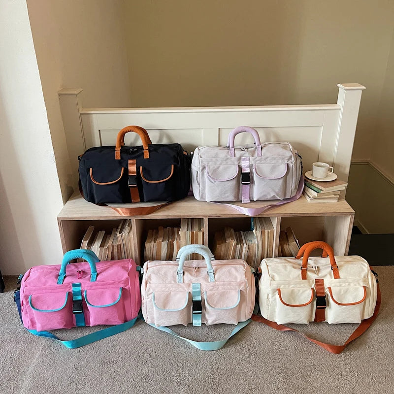 Sports Bag Water-Resistant Spacious Multiple Pockets