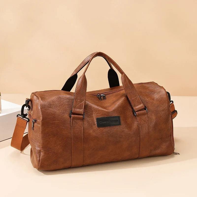 Sports Duffel Bag Durable Fabric Spacious Interior Padded Handles
