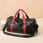 Sports Duffel Bag Durable Fabric Spacious Interior Padded Handles