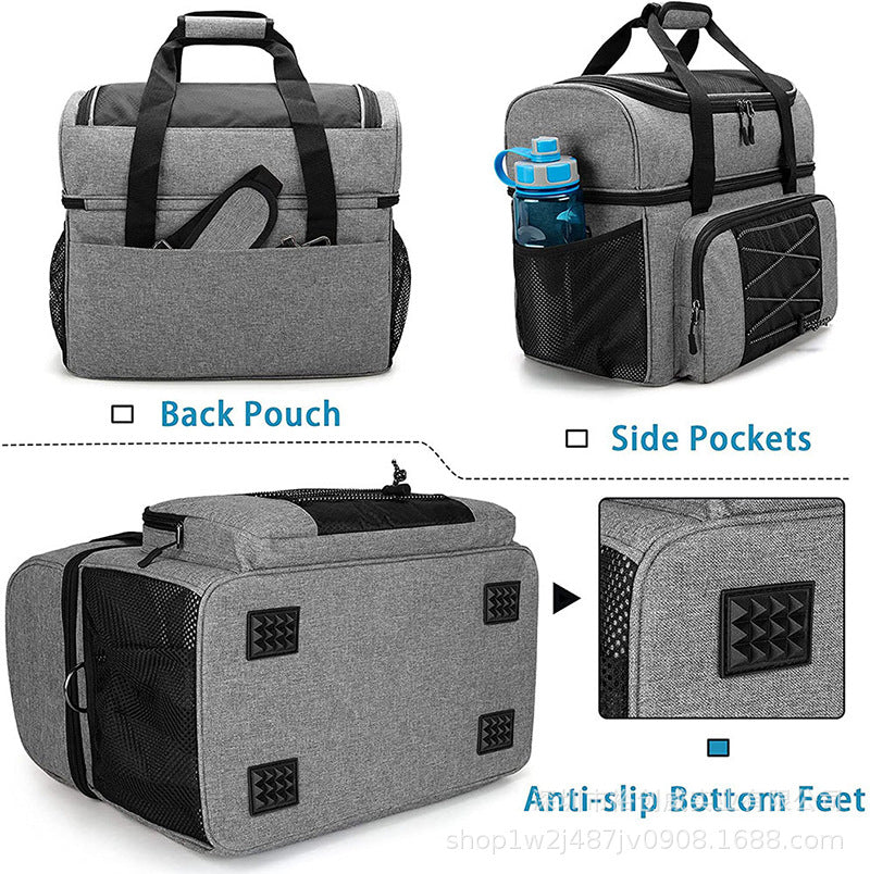 Sports Duffel Bag Insulated Water-Resistant Fits Bowling Balls