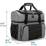Sports Duffel Bag Insulated Water-Resistant Fits Bowling Balls