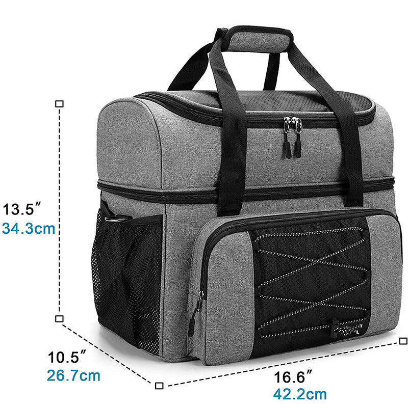 Sports Duffel Bag Insulated Water-Resistant Fits Bowling Balls