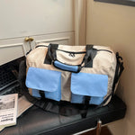 Sports Duffel Bag Multi-Pocket Organizer Tear-Resistant & Water-Resistant