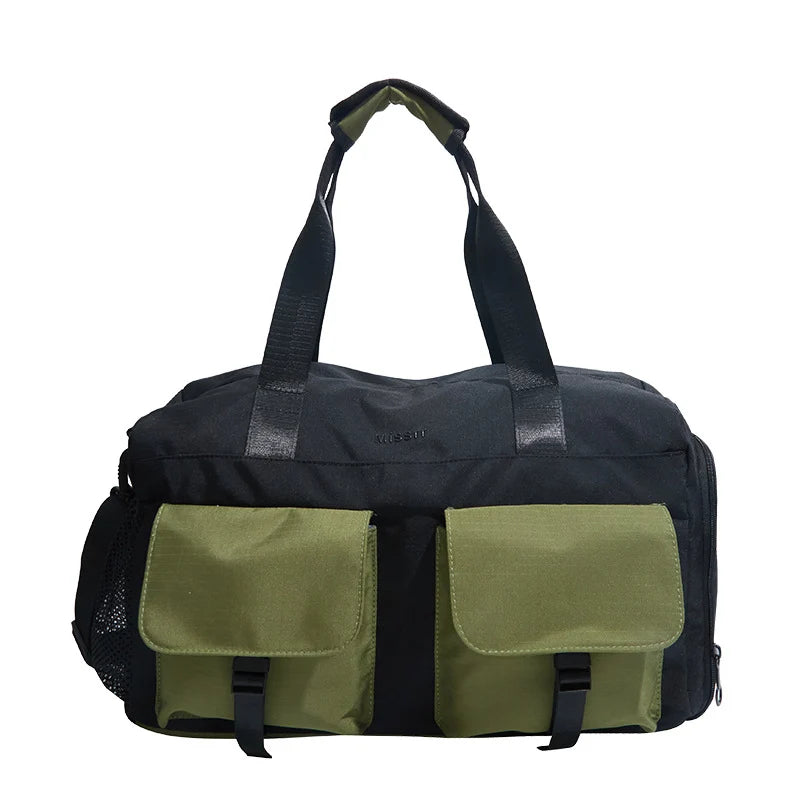 Sports Duffel Bag Multi-Pocket Organizer Tear-Resistant & Water-Resistant