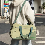 Sports Duffel Bag Spacious Water-Resistant Multiple Pockets