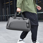 Sports Duffel Bag Sturdy Fabric Multiple Compartments & Adjustable Strap