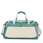 Sports Duffel Bag Water-Resistant Fabric Spacious Multiple Pockets