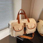 Sports Duffel Bag Water-Resistant Multiple Compartments Adjustable Padded Strap