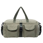 Sports Duffel Bag Water-Resistant Multiple Compartments Adjustable Padded Strap