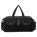 Sports Duffel Bag Water-Resistant Multiple Compartments Adjustable Padded Strap