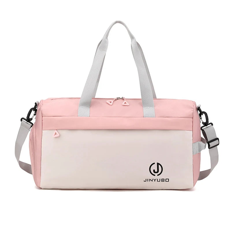 Sports Duffel Bag Water-Resistant Multiple Pockets & Adjustable Strap