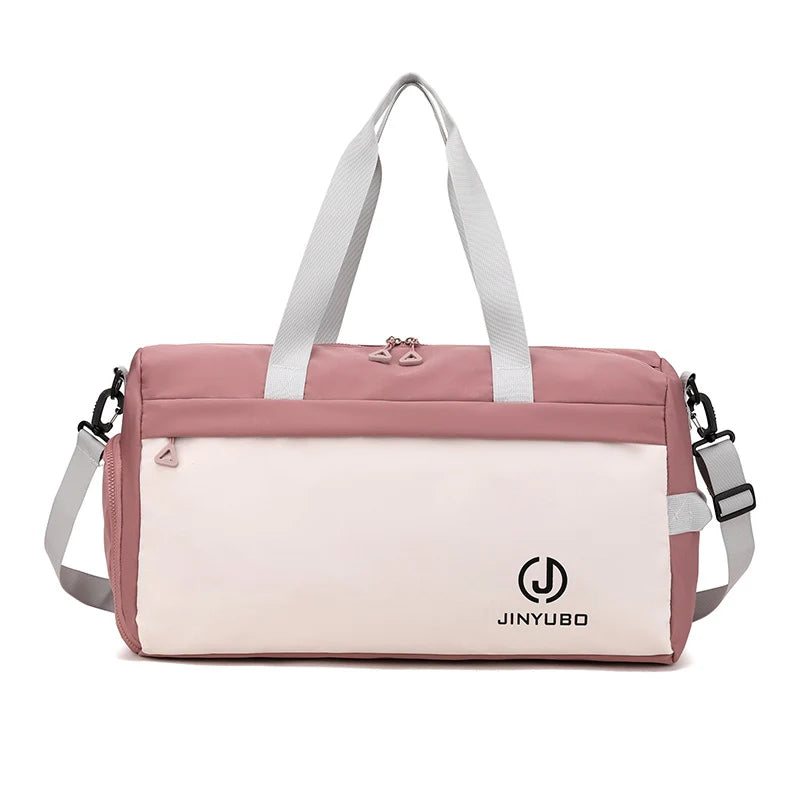 Sports Duffel Bag Water-Resistant Multiple Pockets & Adjustable Strap