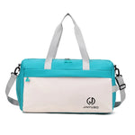 Sports Duffel Bag Water-Resistant Multiple Pockets & Adjustable Strap
