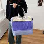 Sports Duffel Bag Water-Resistant Multiple Pockets & Padded Straps