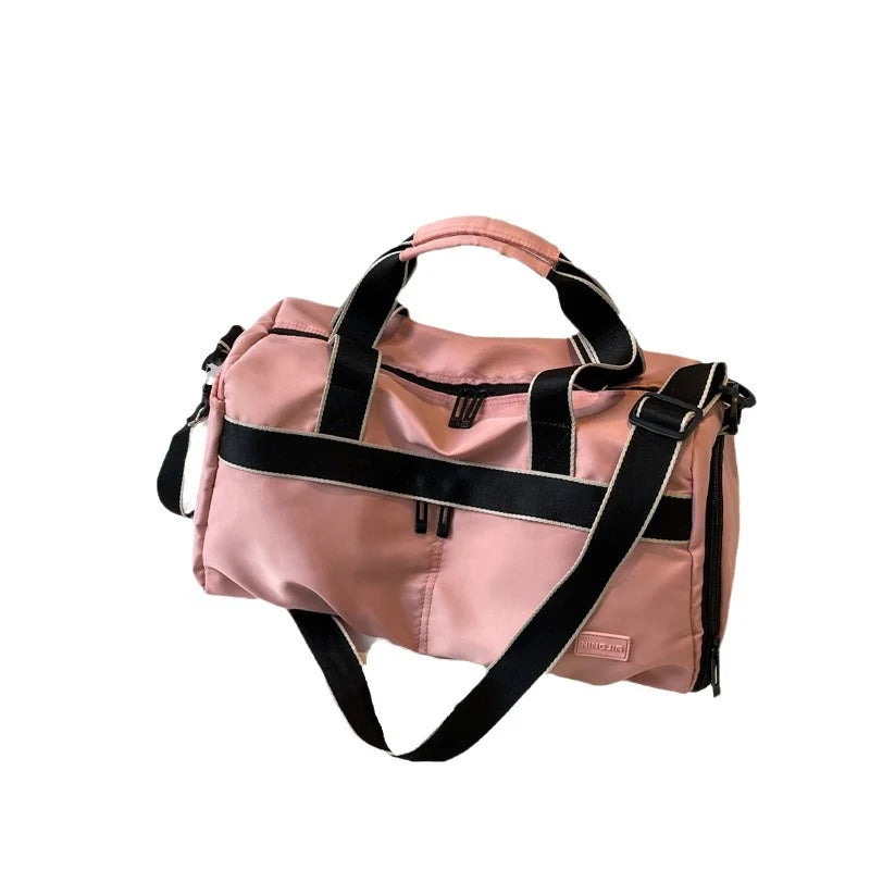 Sports Duffel Bag Water-Resistant Spacious Zippered Pockets