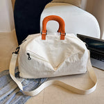 Sports Duffle Bag Large Capacity Multiple Compartments & Padded Handles