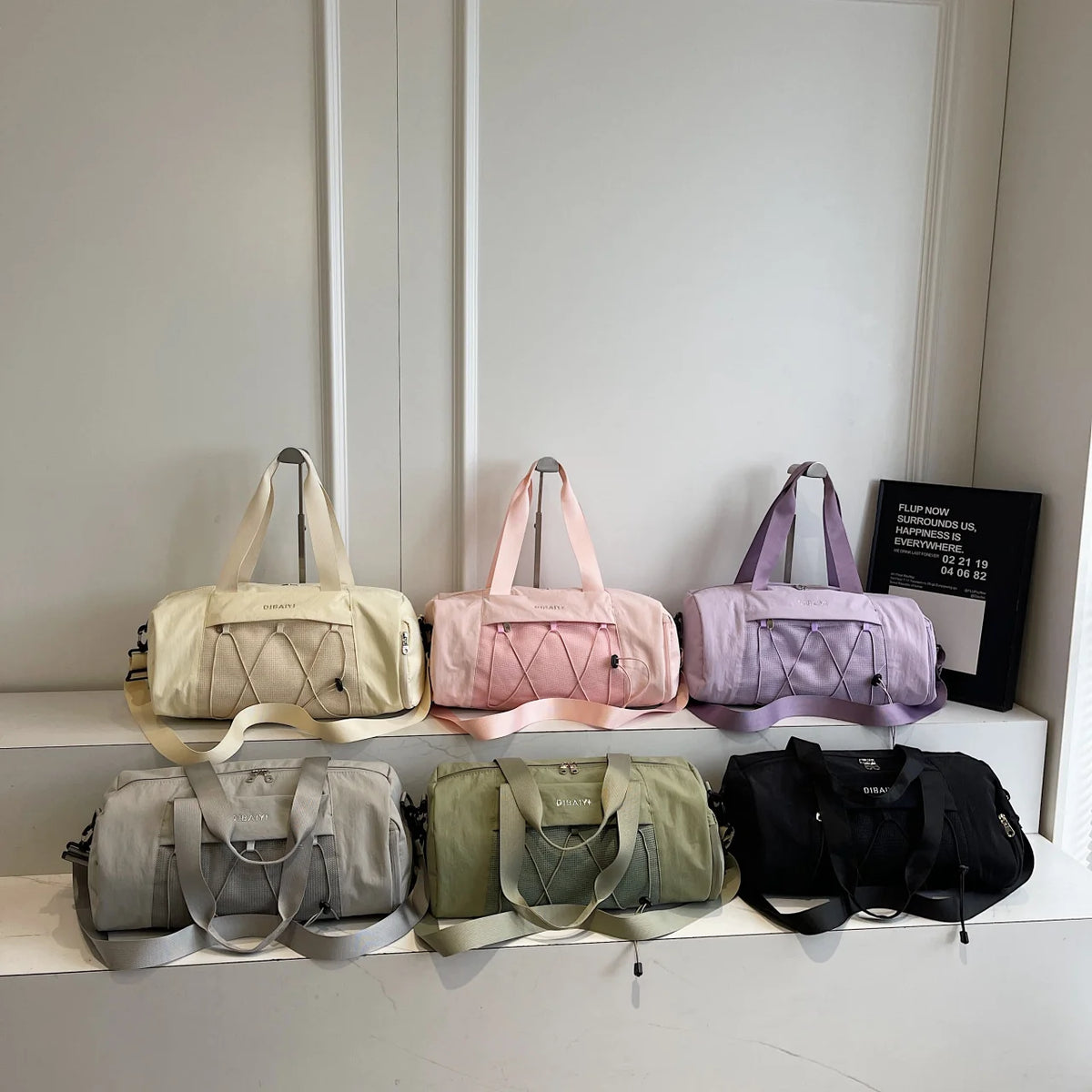 Sports Duffle Bag Large Capacity & Removable Shoulder Strap
