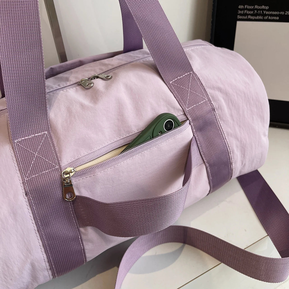 Sports Duffle Bag Large Capacity & Removable Shoulder Strap