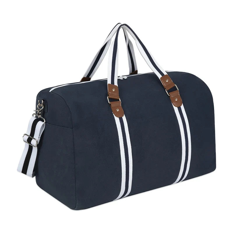 Sports Duffle Bag Shoe Compartment Water-Resistant & Multiple Pockets