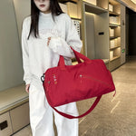 Sports Duffle Bag Water-Resistant Multi-Compartment Shoe Pocket