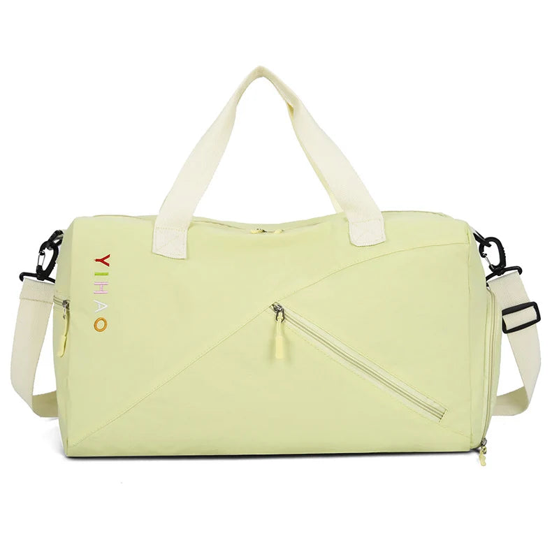 Sports Duffle Bag Water-Resistant Multi-Compartment Shoe Pocket
