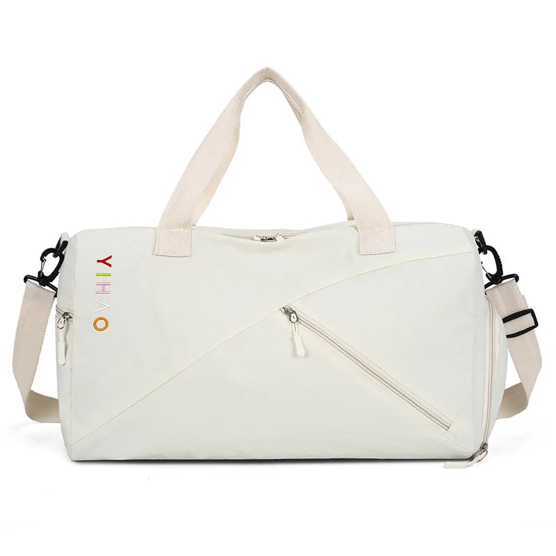 Sports Duffle Bag Water-Resistant Multi-Compartment Shoe Pocket