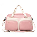 Sports Duffle Bag Water-Resistant Multi-Pocket Adjustable Strap
