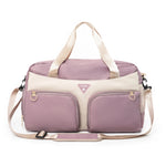 Sports Duffle Bag Water-Resistant Multi-Pocket Adjustable Strap