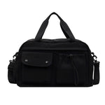Sports Duffle Bag Water-Resistant Multiple Compartments Adjustable Shoulder Strap