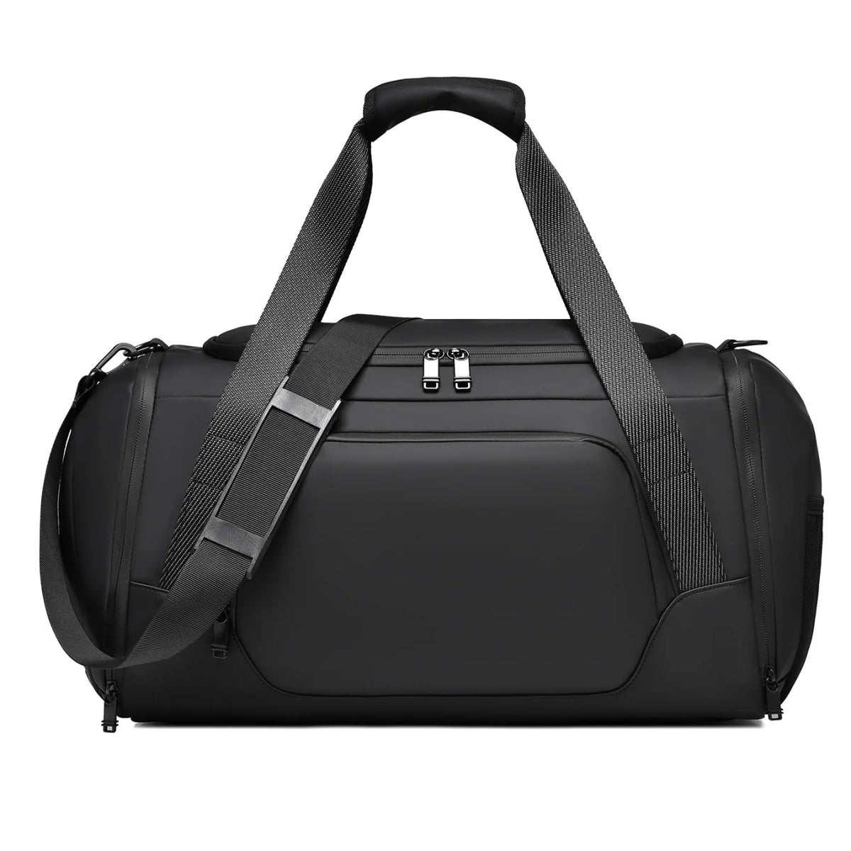 Sports Duffle Bag Water-Resistant Multiple Compartments Adjustable Strap