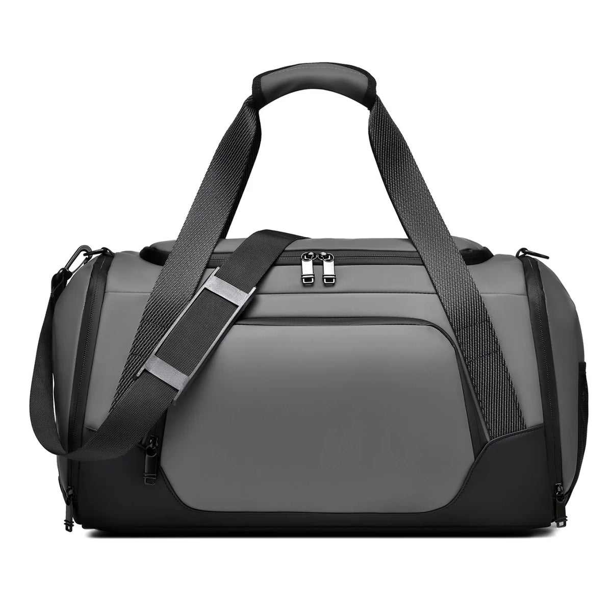 Sports Duffle Bag Water-Resistant Multiple Compartments Adjustable Strap