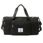 Sports Duffle Bag Water-Resistant Multiple Pockets Removable Shoulder Strap