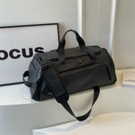 Sports Duffle Bag Water-Resistant Multiple Pockets & Shoe Compartment