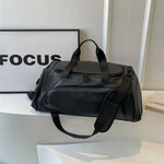 Sports Duffle Bag Water-Resistant Multiple Pockets & Shoe Compartment
