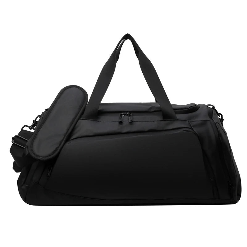 Sports Duffle Bag Water-Resistant Multiple Pockets & Shoe Compartment