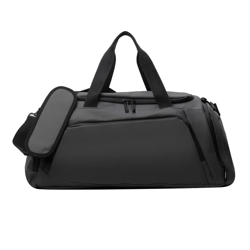 Sports Duffle Bag Water-Resistant Multiple Pockets & Shoe Compartment